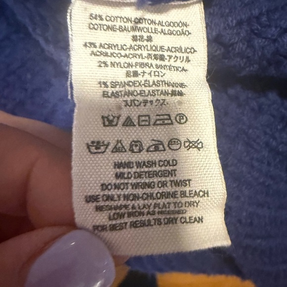 Free People Navy Oversized Cowl Neck Sweater - Picture 6 of 7